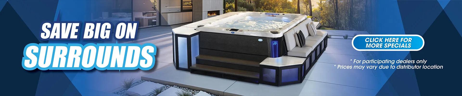 Calspas hot tub being used in a family setting - Upland
