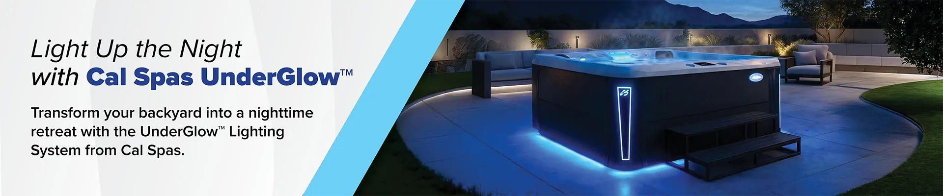 Calspas hot tub being used in a family setting - Upland